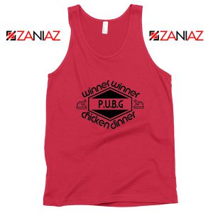 Buy Winner Winner Chicken Dinner Red Tank Top