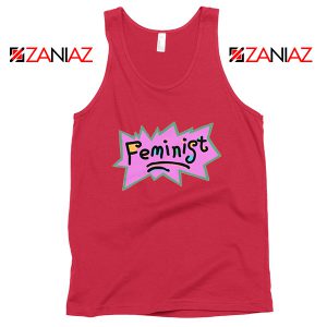 Cheap Feminist Rugrats Red Tank Top