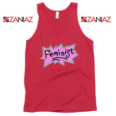 Cheap Feminist Rugrats Red Tank Top