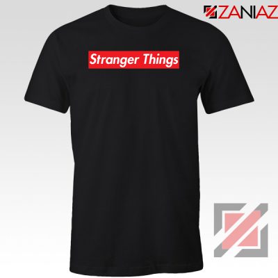 Cheap Stranger Things Parody Black Tshirt