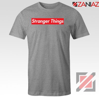 Cheap Stranger Things Parody Sport Grey Tshirt
