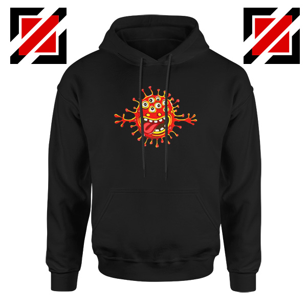 Come To Wuhan Black Hoodie