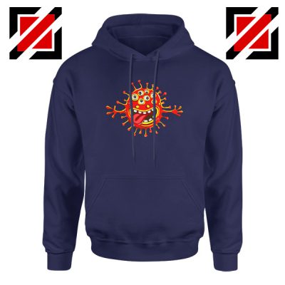 Come To Wuhan Navy Blue Hoodie