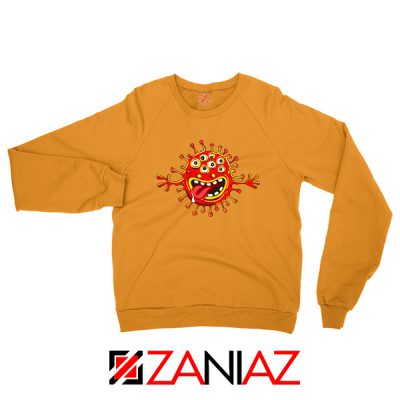 Come To Wuhan Orange Sweatshirt