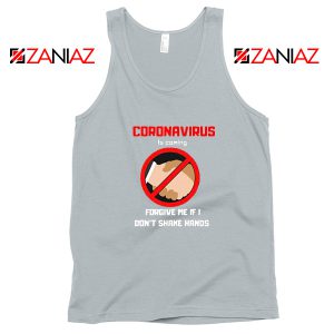 Coronavirus Is Coming Sport Grey Tank Top