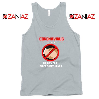 Coronavirus Is Coming Sport Grey Tank Top