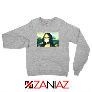 Coronavirus Mona Lisa Sport Grey Sweatshirt
