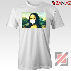 Coronavirus Mona Lisa White Tshirt