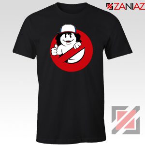 Dustin Ghostbusters Parody Black Tshirt