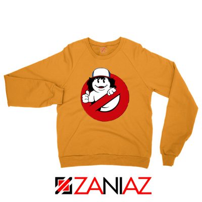 Dustin Ghostbusters Parody Orange Sweatshirt