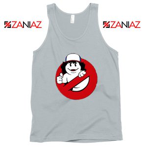 Dustin Ghostbusters Parody Sport Grey Tank Top