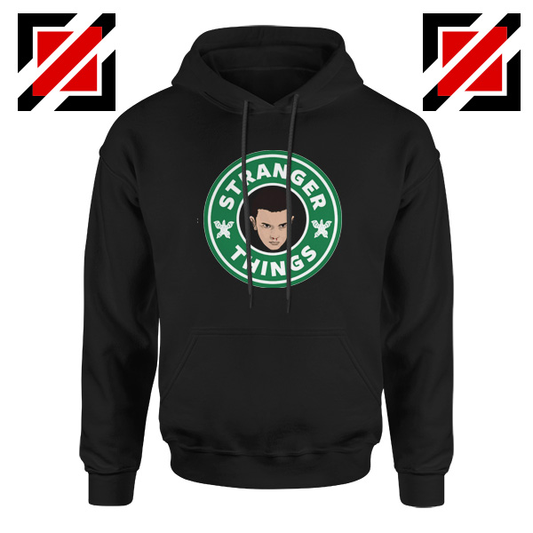 Eleven Starbucks Coffee Black Hoodie