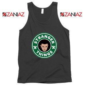 Eleven Starbucks Coffee Black Tank Top