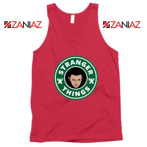 Eleven Starbucks Coffee Red Tank Top