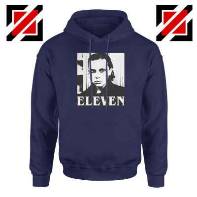Eleven Stranger Things Graphic Navy Blue Hoodie
