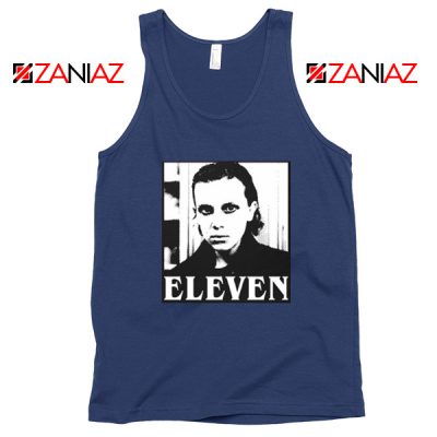 Eleven Stranger Things Graphic Navy Blue Tank Top