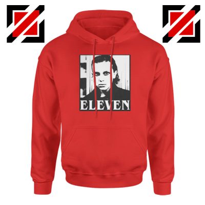Eleven Stranger Things Graphic Red Hoodie