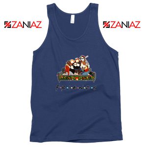 Friends Stranger Things Navy Blue Tank Top