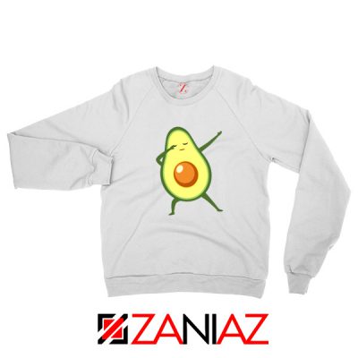Funny Dabbing Avocado White Sweatshirt