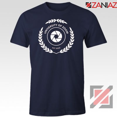 Funny University of Zoom Navy Blue Tshirt