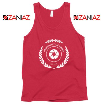 Funny University of Zoom Red Tank Top