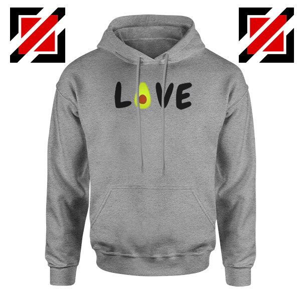 Love Avocado Sport Grey Hoodie