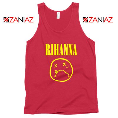 Nirvana Rihanna Red Tank Top