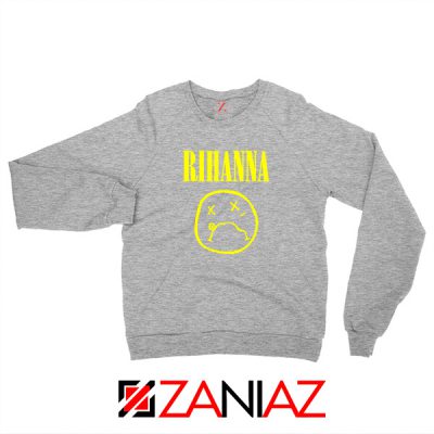 Nirvana Rihanna Sport Grey Sweatshirt