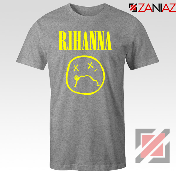 Nirvana Rihanna Sport Grey Tshirt