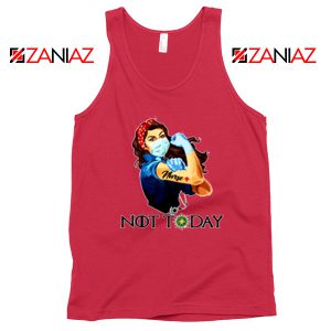 Nurse Not Today Coronavirus Red Tank Top