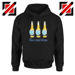 Quarantine Beer Mask Virus Hoodie
