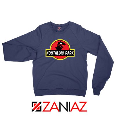 Reptar Nostalgic Park Navy Blue Sweatshirt