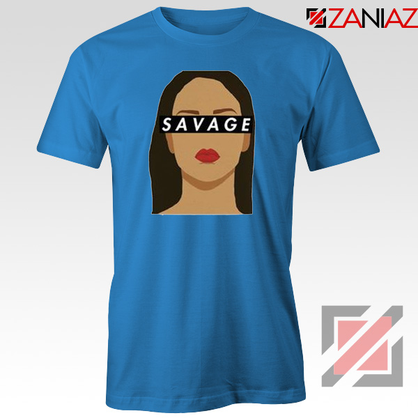 Rihanna Savage Blue Tshirt