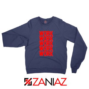 Rihanna Work Work Navy Blue Sweater