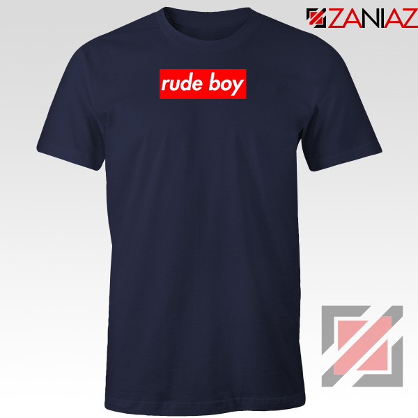 Rude Boy Rihanna Navy Blue Tshirt