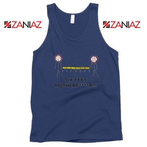 Six Feet Mother Navy Blue Tank Top