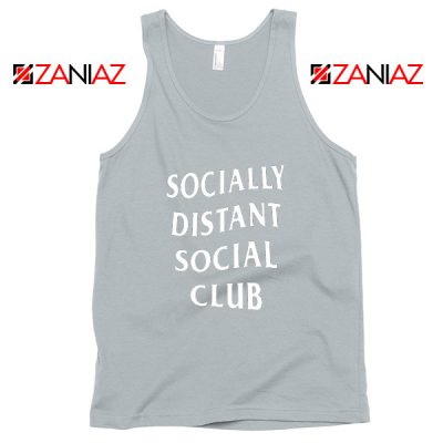 Socially Distant Social Club Sport Grey Tank Top