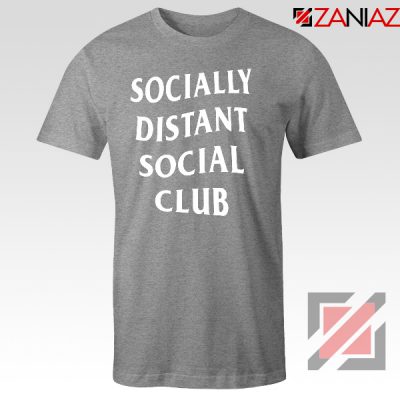 Socially Distant Social Club Sport Grey Tshirt