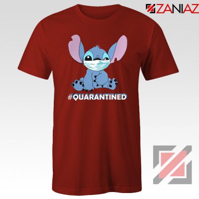 Stitch Quarantined Red Tshirt
