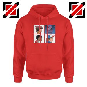 Stranger Things Characters Red Hoodie