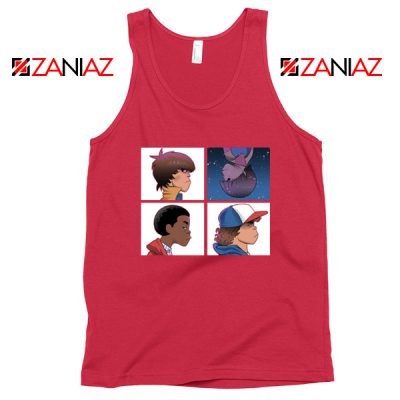 Stranger Things Characters Red Tank Top