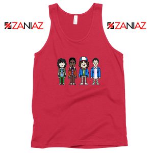 Stranger Things Characters Red Tank Top