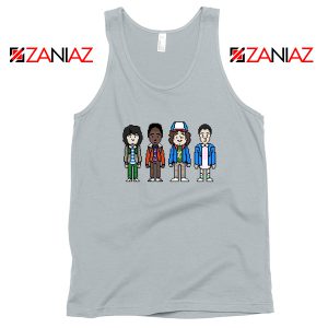 Stranger Things Characters Sport Grey Tank Top