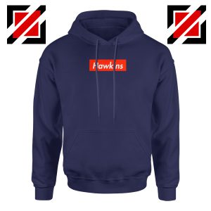 Stranger Things Hawkins NAvy Blue Hoodie