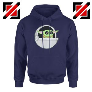 The Child Mando Navy Blue Hoodie