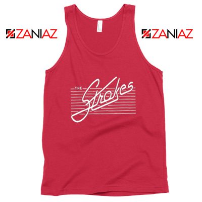 The Strokes Band Red Tank Top
