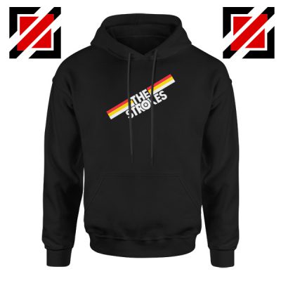 The Strokes Striped Graphic Hoodie