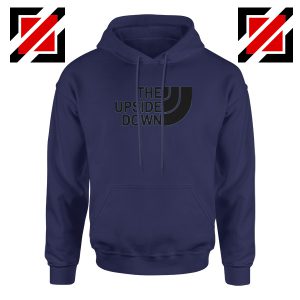 The Upside Down North Face Navy Blue Hoodies