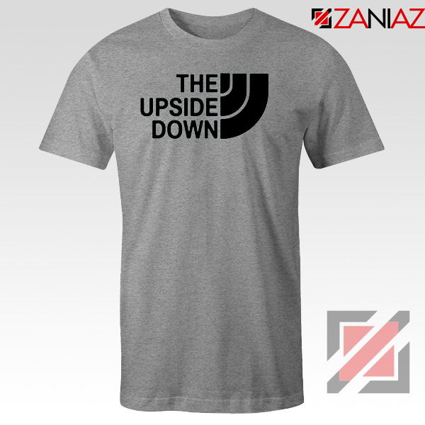 The Upside Down North Face Sport Grey Tshirts