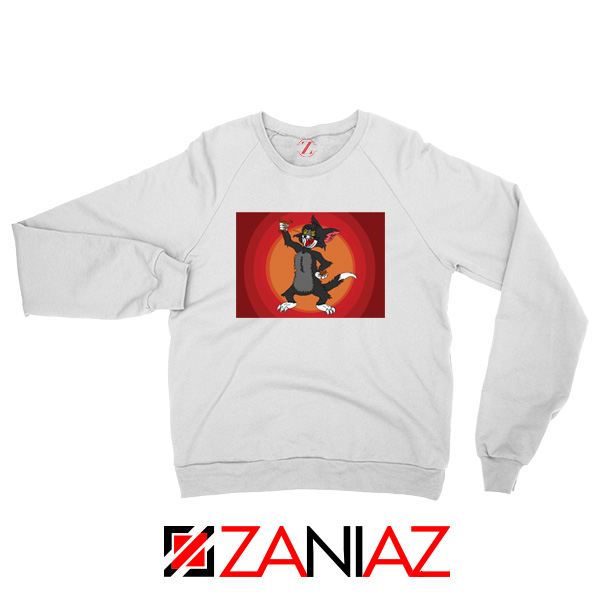 Tom The Cat Wins Sweatshirt
